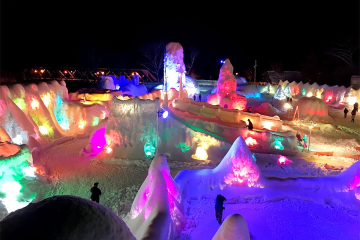 【日帰りバス】2026 千歳･支笏湖氷濤まつり～氷の美術館 札幌発氷濤ライナー号〈フリーWi-Fiバス利用〉〉